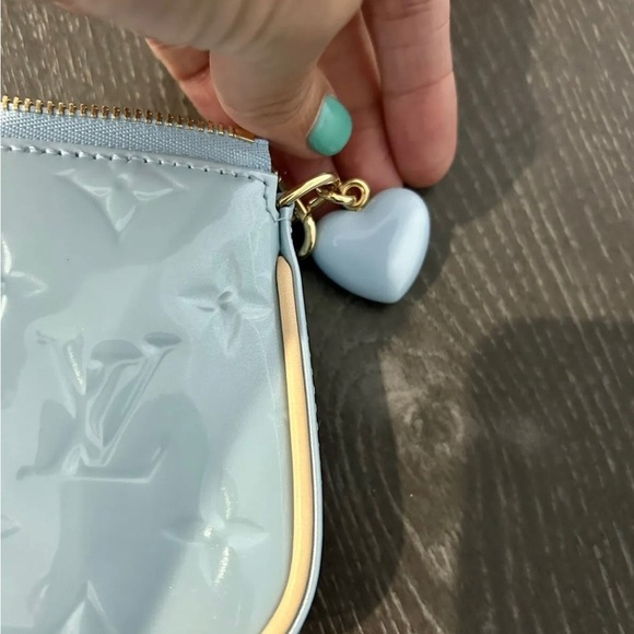 RARE: NWT Louis Vuitton Mini Pochette Accessoires Valentine Lollipop Blue - Picture 12 of 14